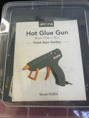 Green & Orange Hot Glue Gun – Model RJ804